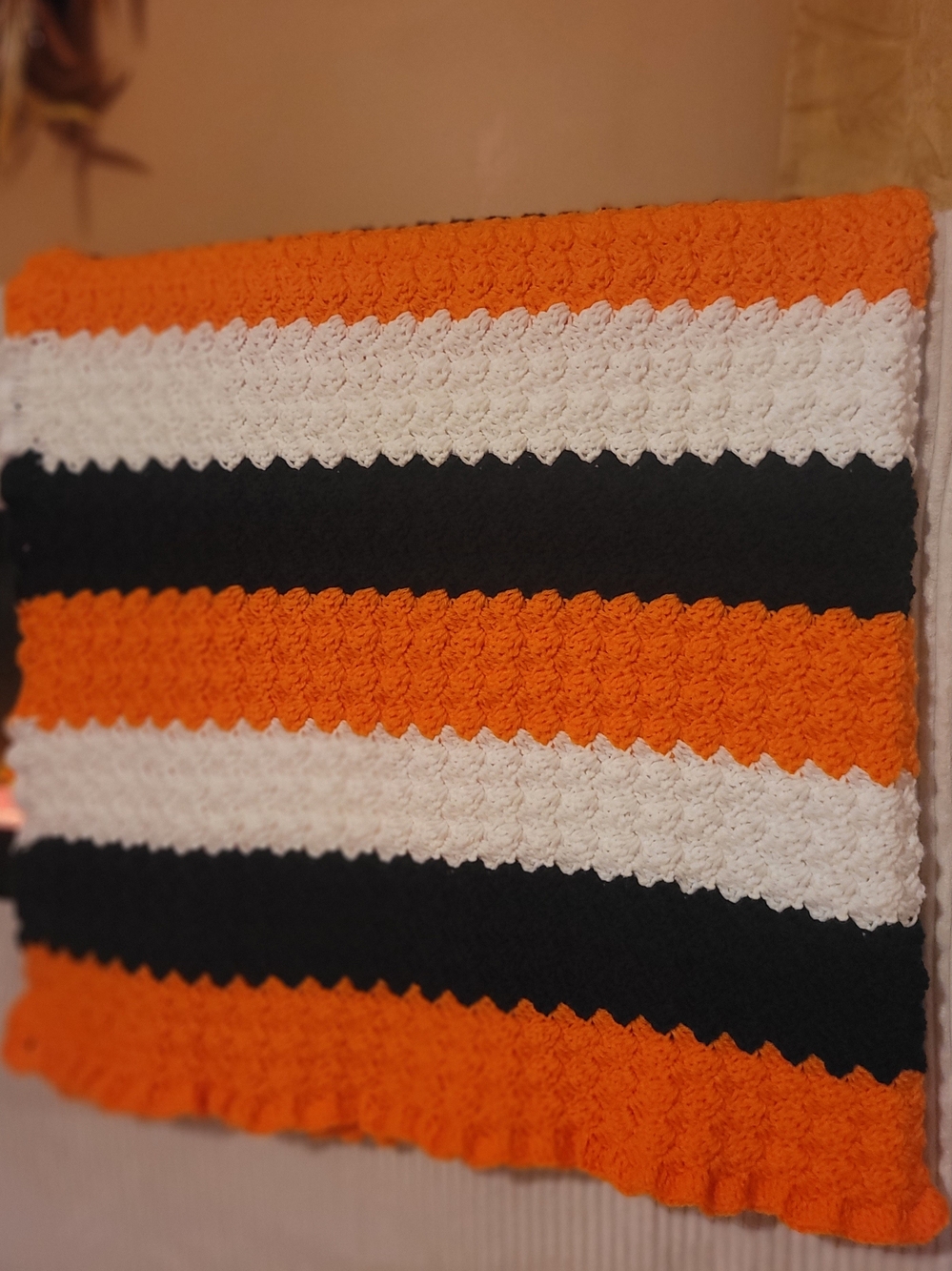 Halloween/Fall Crochet Throw Blanket